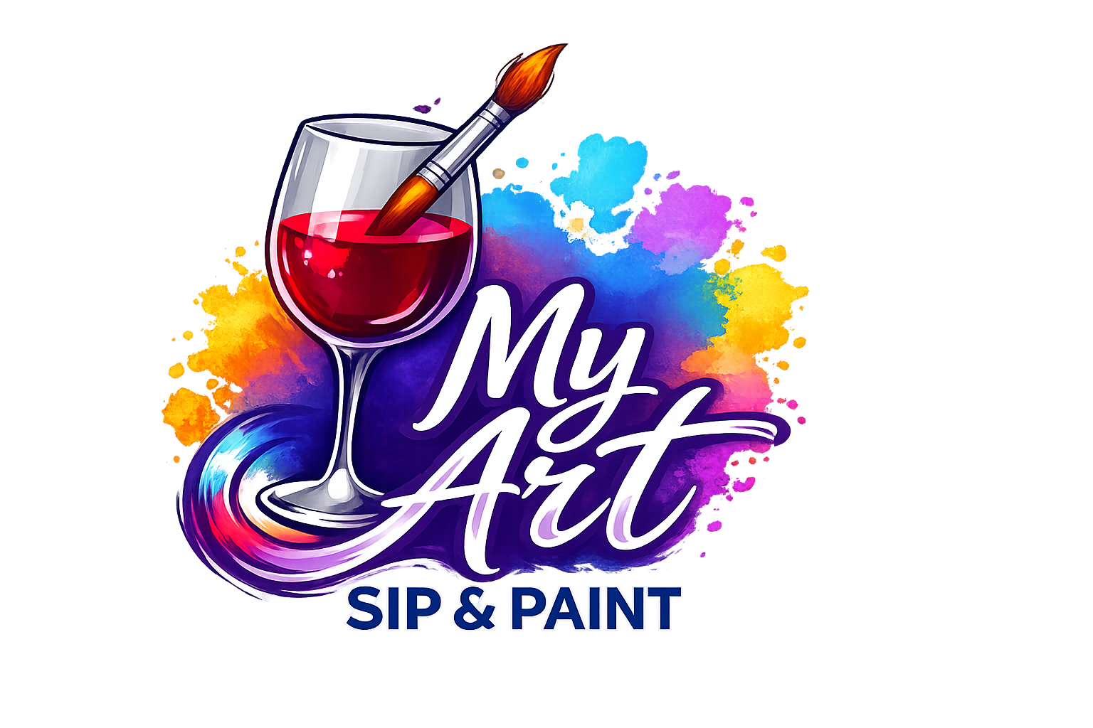 My Art Sip & Paint logo